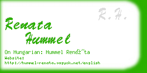 renata hummel business card